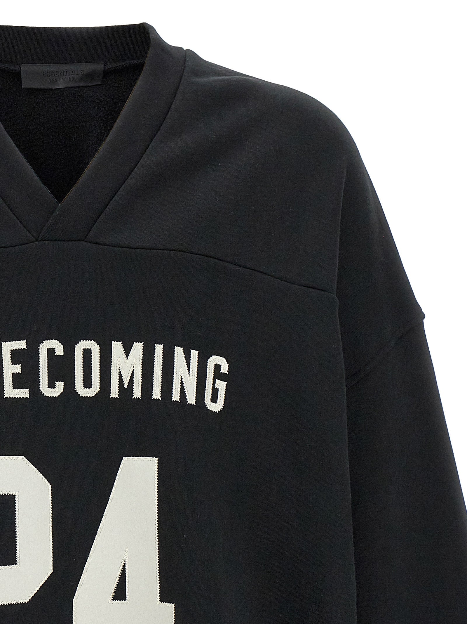 Fear of God Essentials Heavy Fleece Hockey Jersey Black Topwear Fear Of God Essential