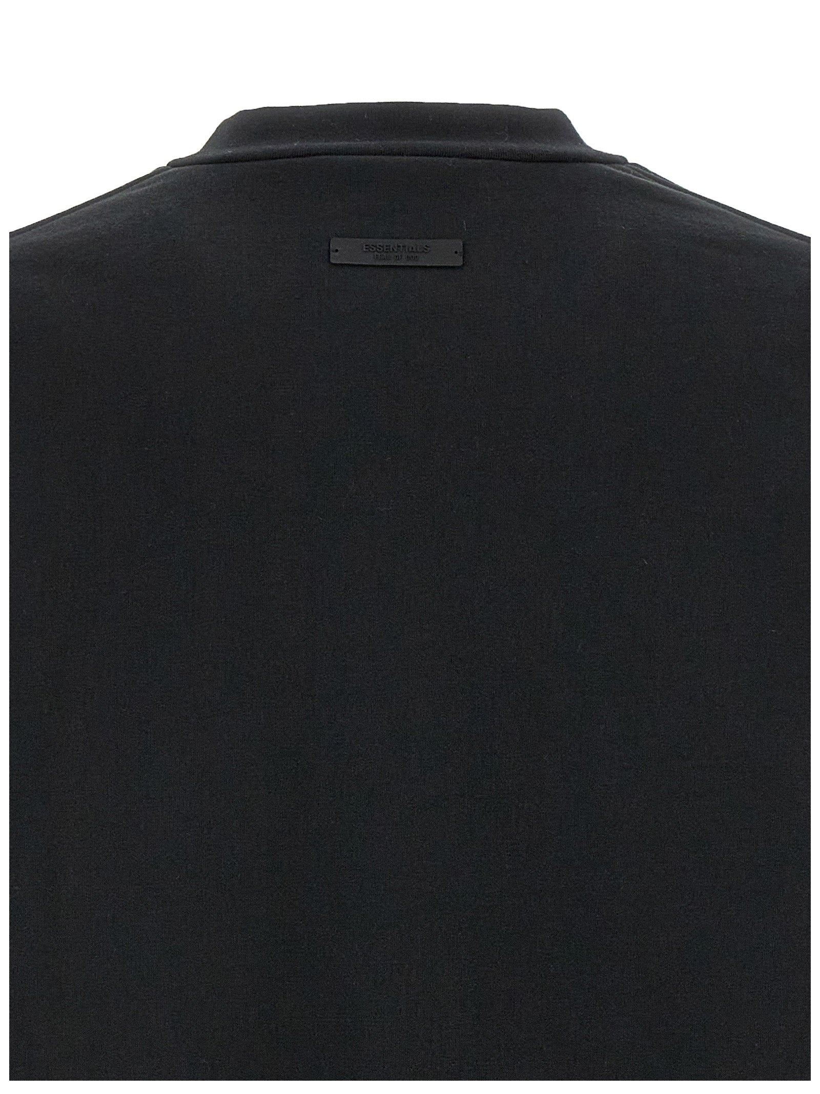 Fear of God Essentials Heavy Fleece Hockey Jersey Black Topwear Fear Of God Essential