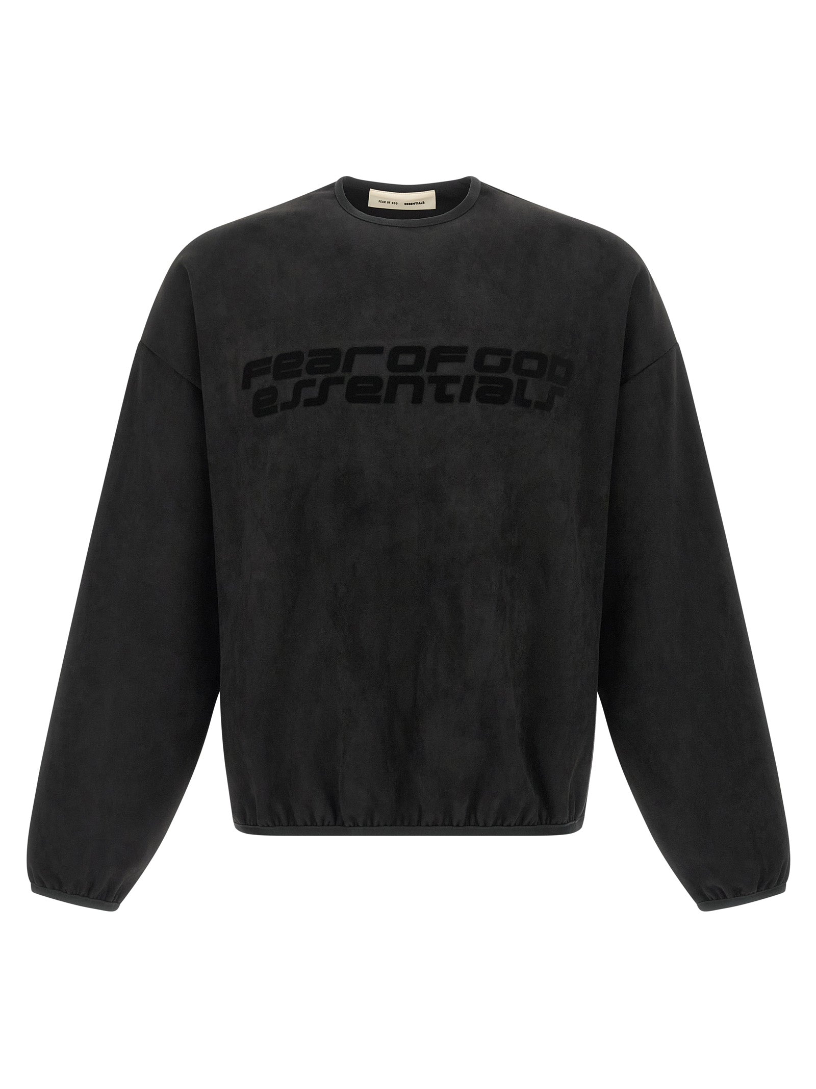 Fear of God Essentials Modern Crewneck Vintage Black voorzijde
