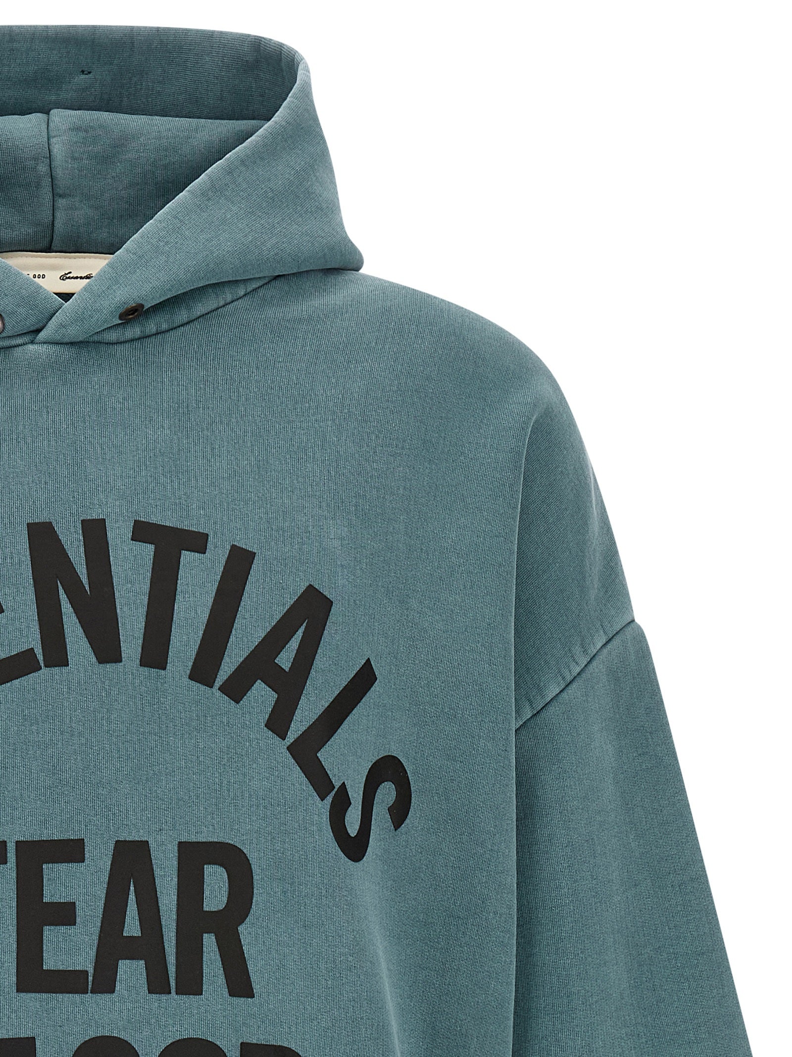 Grote Fear of God Essentials puff-print op hoodie