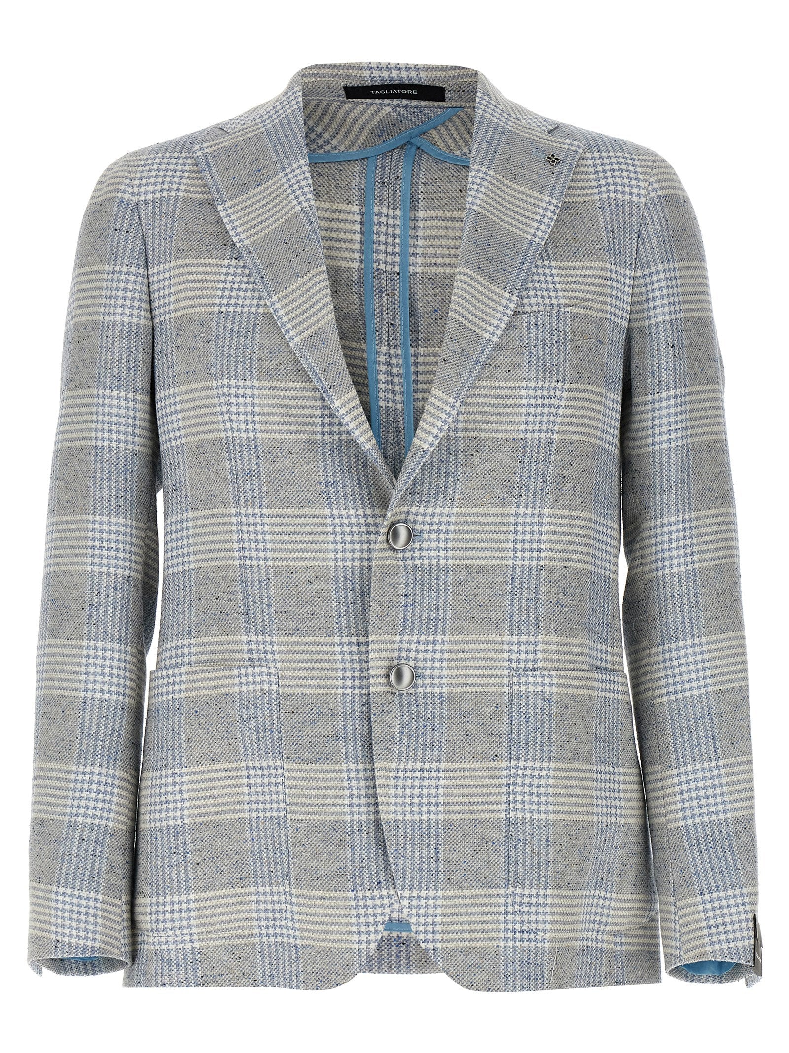Tagliatore 'Montecarlo' Blazer Soft Grey Jackets Tagliatore