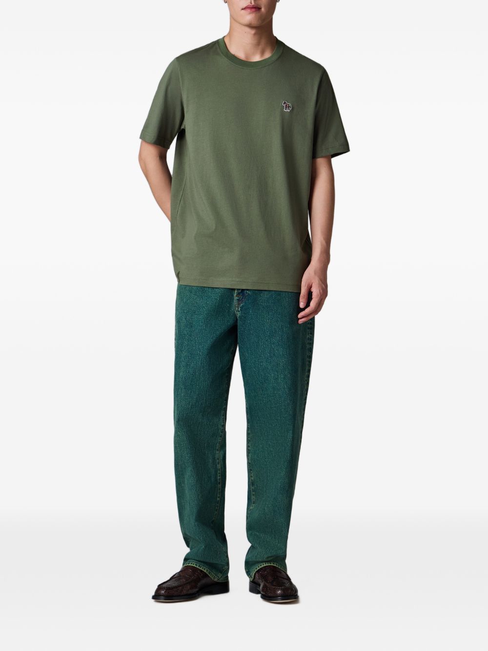 PS Paul Smith Zebra T-shirt Kaki Topwear PS By Paul Smith