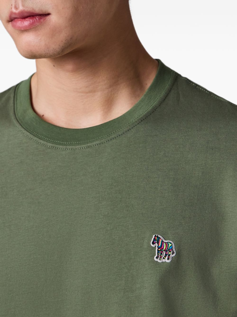 PS Paul Smith Zebra T-shirt Kaki Topwear PS By Paul Smith