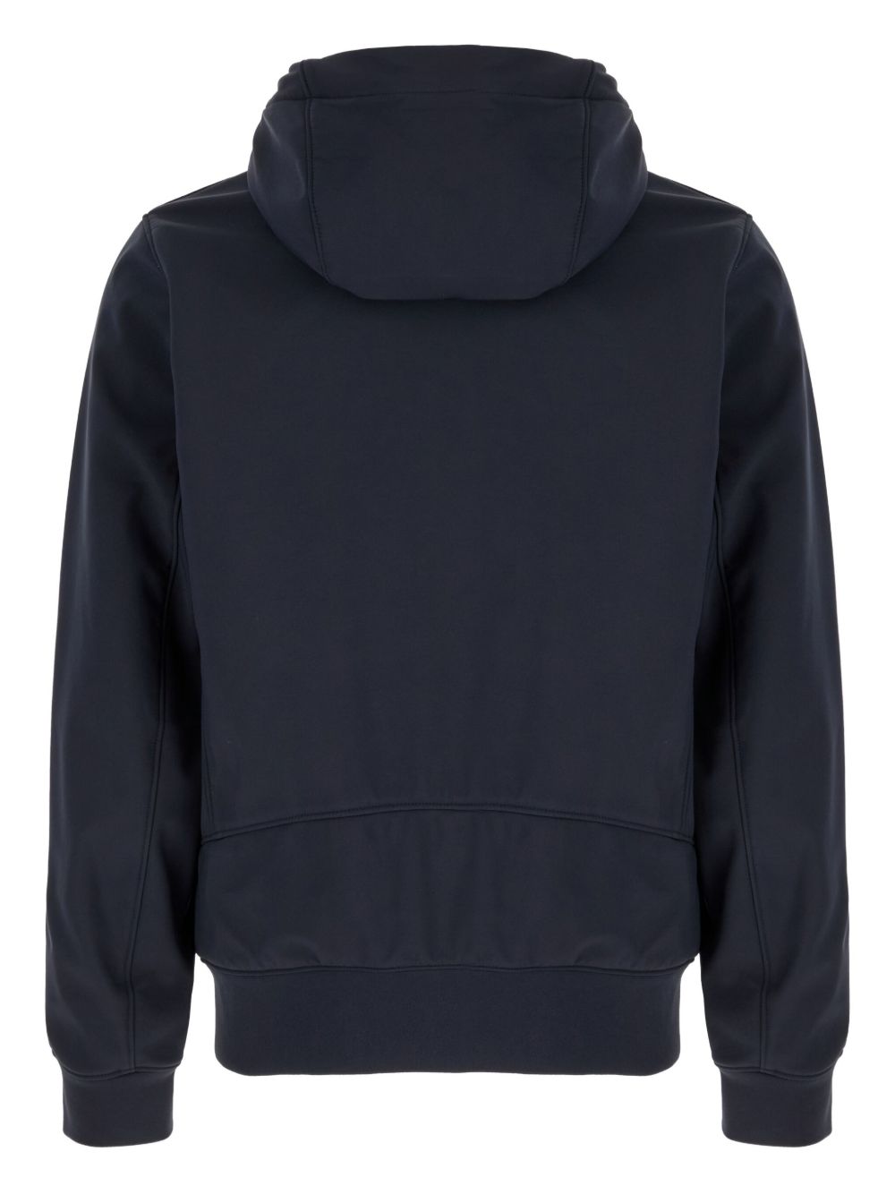 C.P. Company Shell-R Goggle blouson donkerblauw, gedragen op model