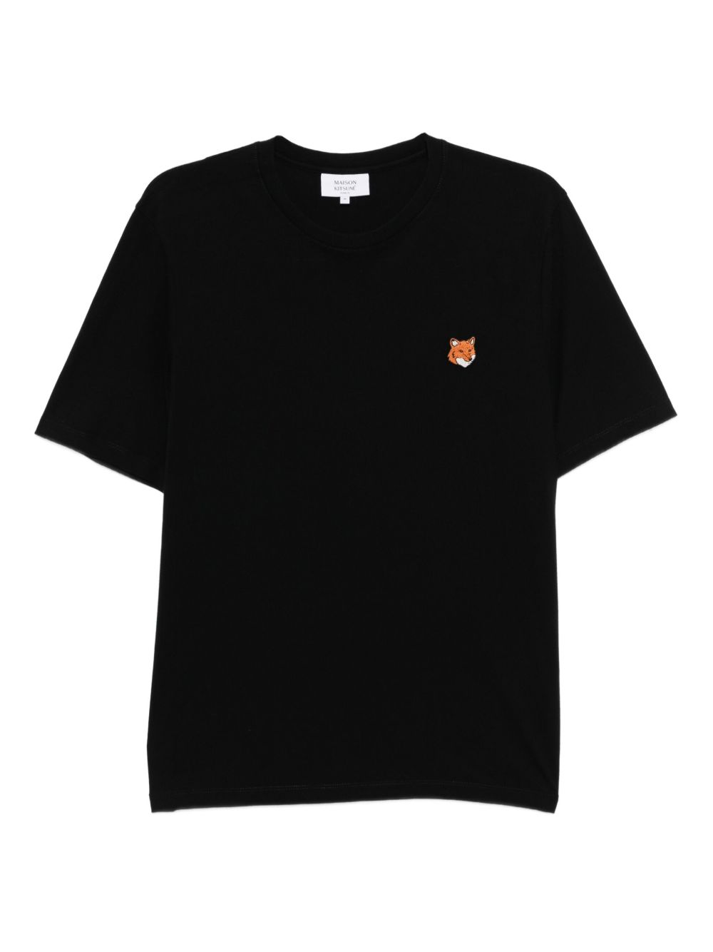 Maison Kitsuné Fox Head T-shirt Zwart Topwear Maison Kitsuné