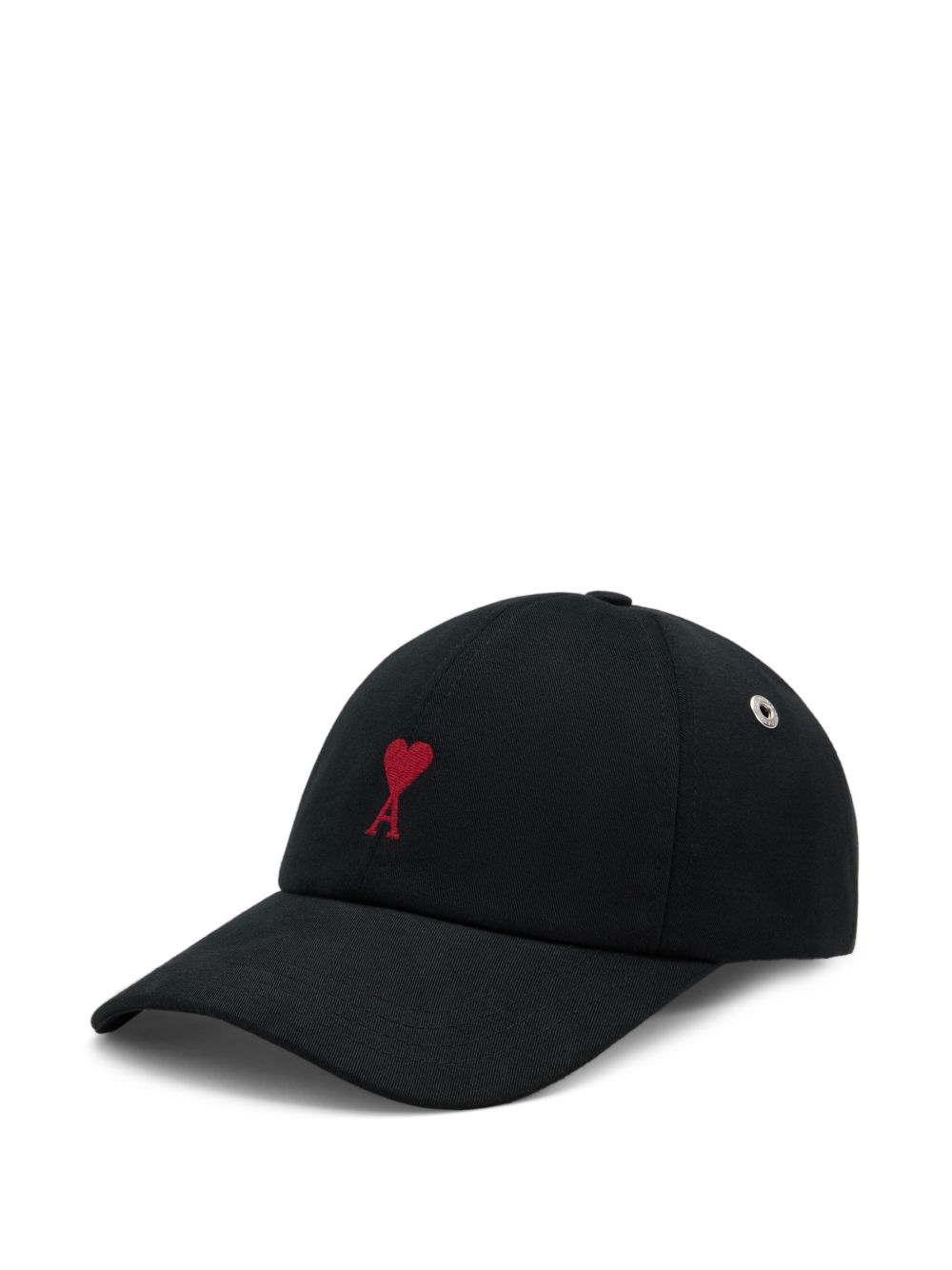 Ami Paris Ami de Coeur cap zwart, gedragen op model