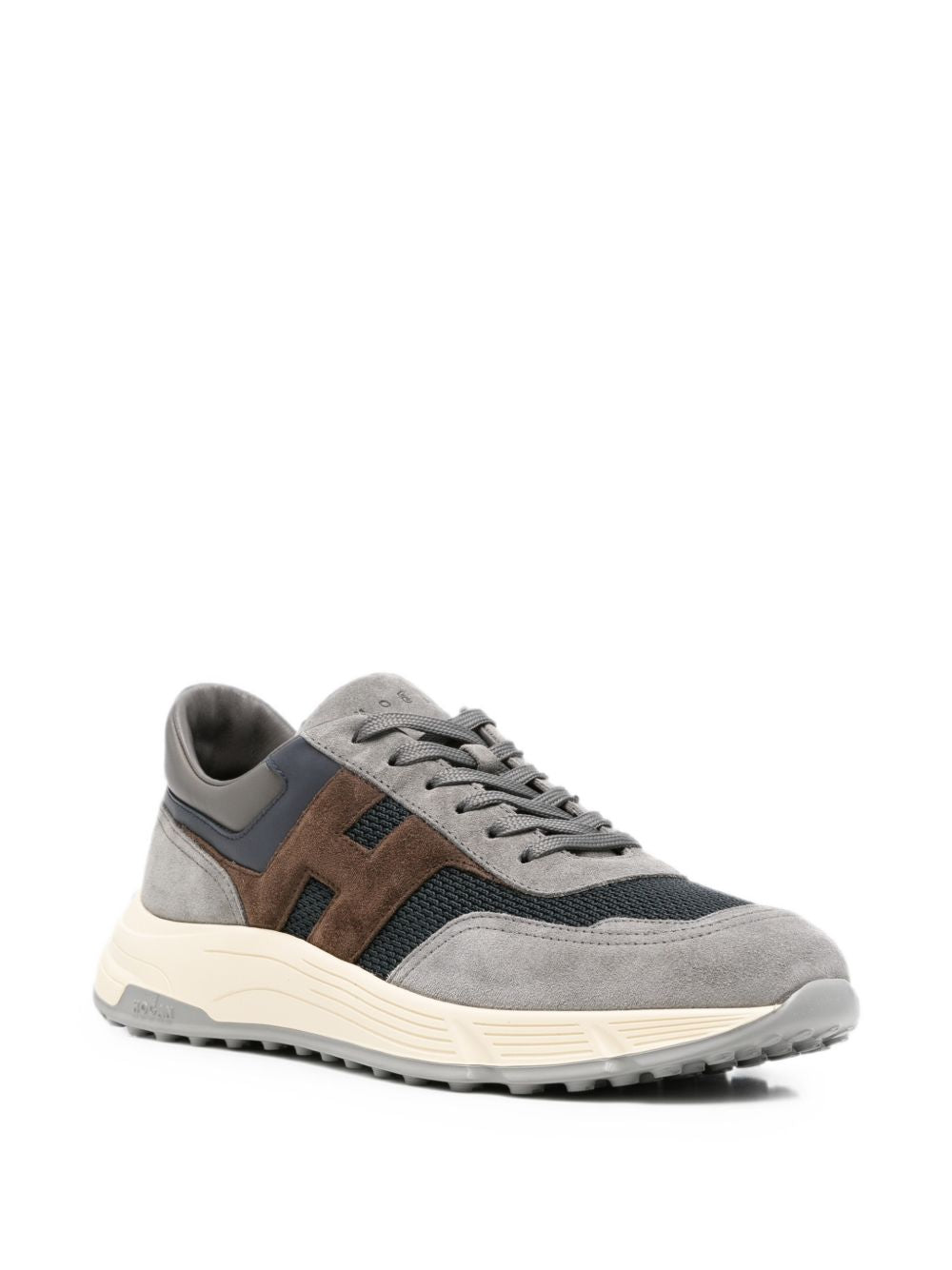 Hogan Hyperlight sneakers grijs leer, detail zool