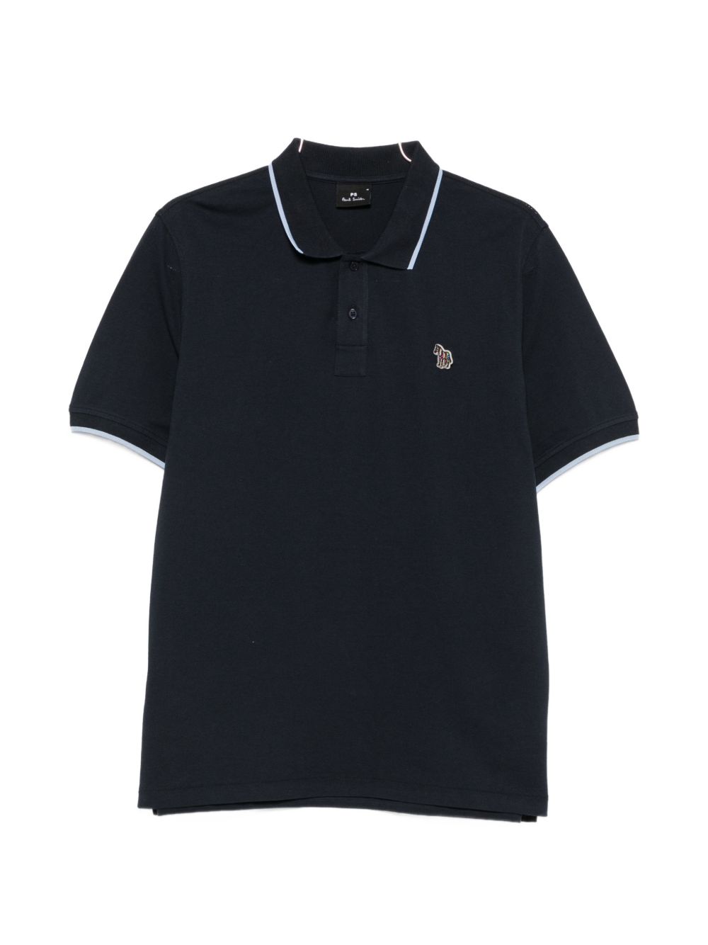 PS Paul Smith Zebra Poloshirt Marineblauw Topwear PS By Paul Smith