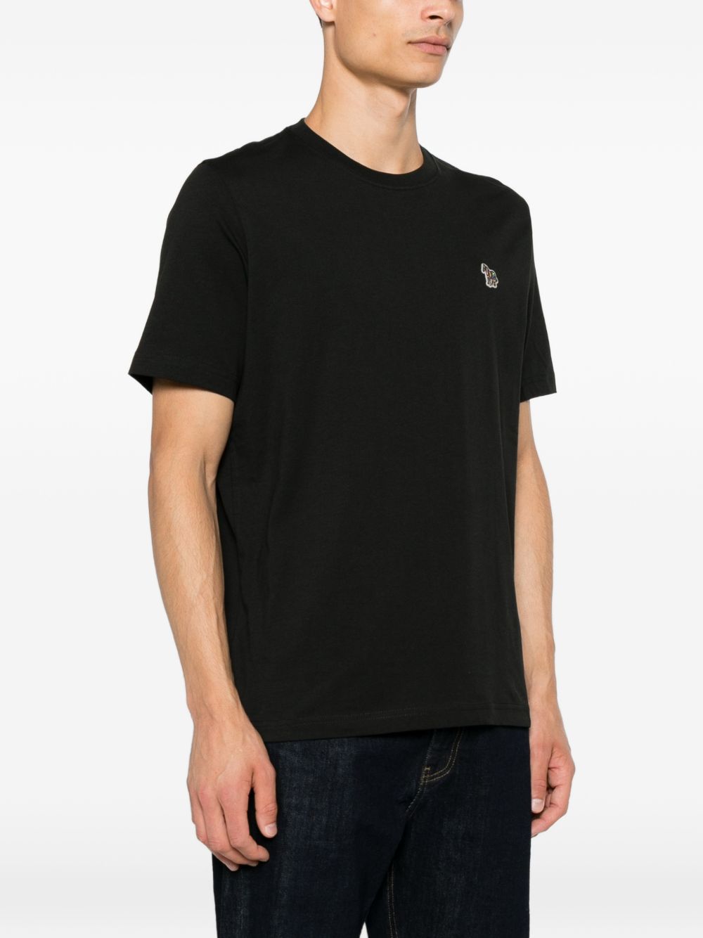 PS Paul Smith Zebra T-shirt Zwart Topwear PS By Paul Smith