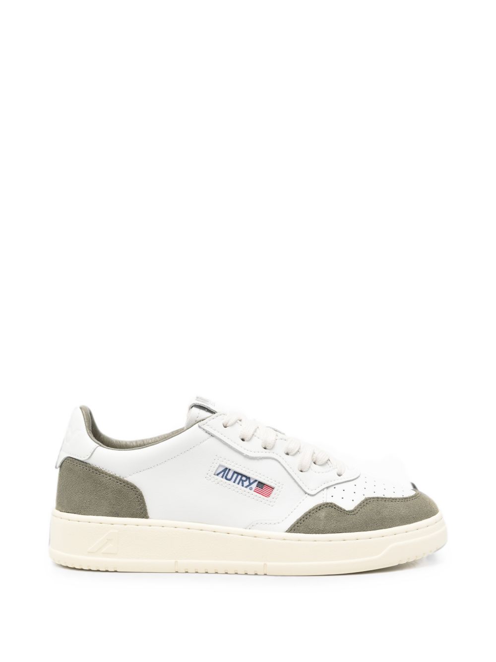 Autry Medalist Low Sneakers Wit-Kaki