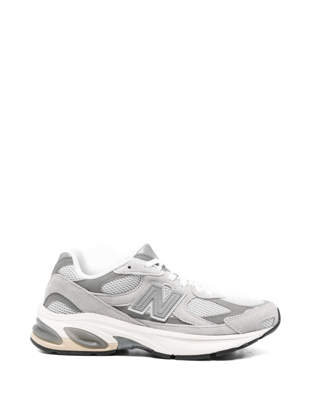 New Balance U2010 sneaker in Rain Cloud/Harbor Grey, zijaanzicht