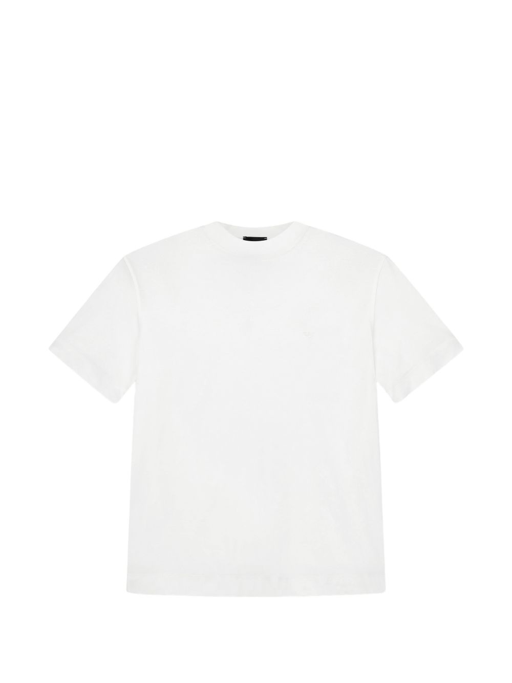 Emporio Armani logo T-shirt wit, vooraanzicht