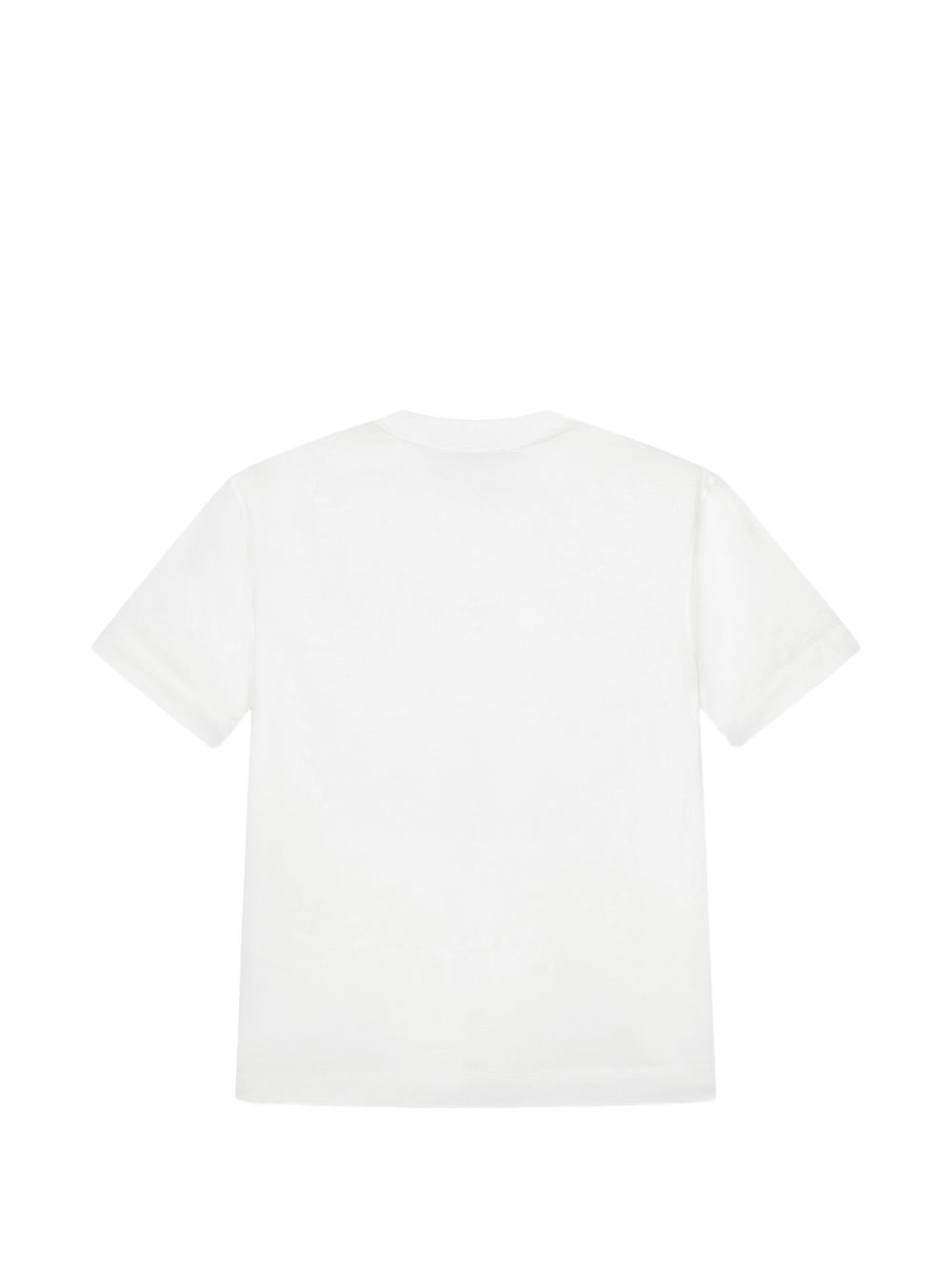 Emporio Armani logo T-shirt wit, zijaanzicht