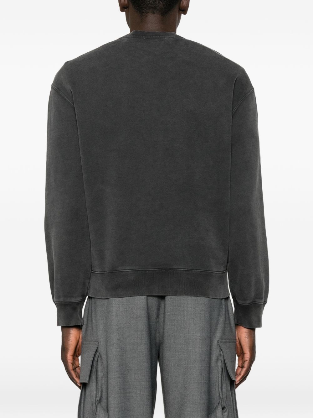 Maison Kitsuné Fox Head Sweatshirt Zwart Topwear Maison Kitsuné