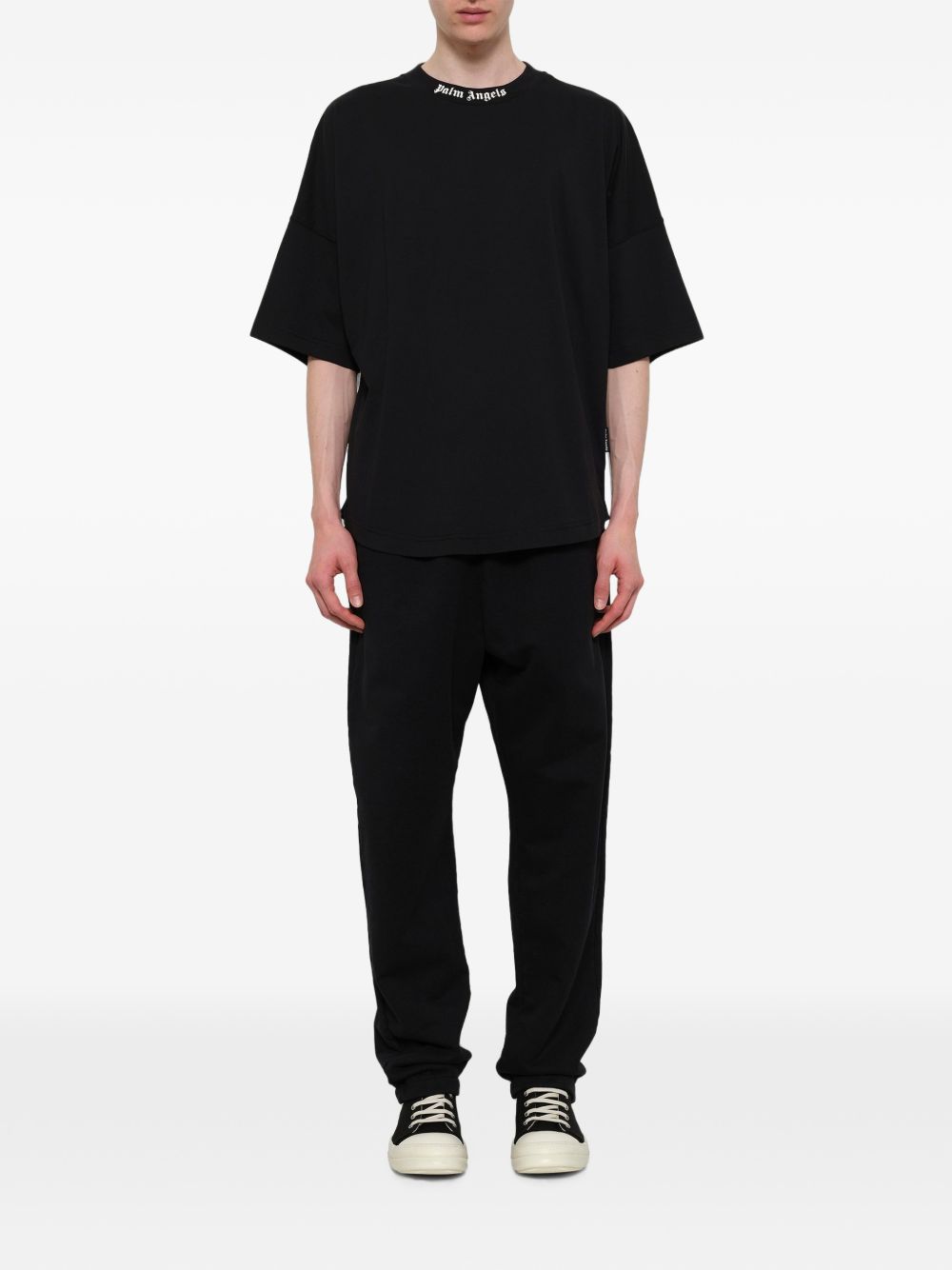 Palm Angels zwart T-shirt, achteraanzicht