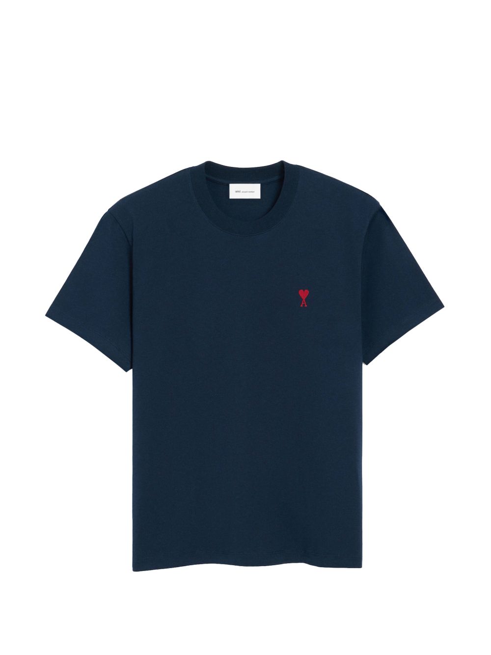 Ami Paris Ami De Coeur T-shirt Navy Topwear Ami Paris