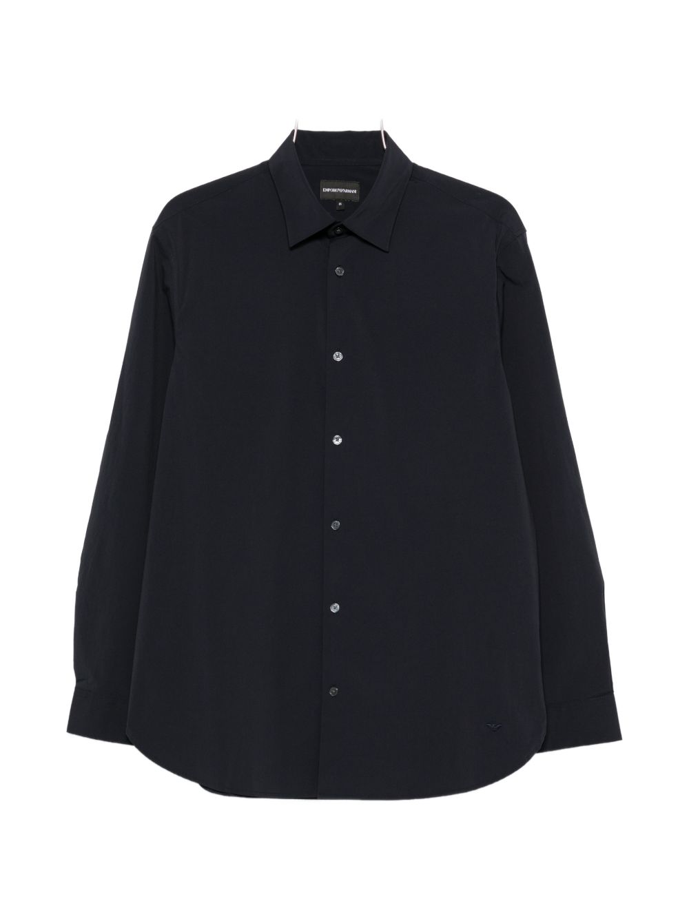 Emporio Armani Nylon Overhemd Navy Shirts Emporio Armani