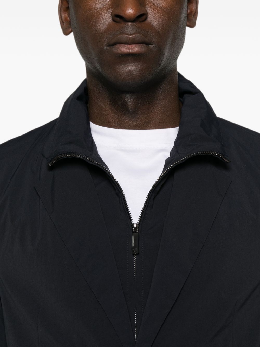 Emporio Armani navy colbert met geknoopte manchetten