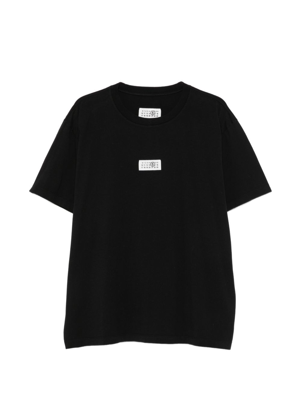 MM6 Maison Margiela T-shirt met Logopatch Zwart