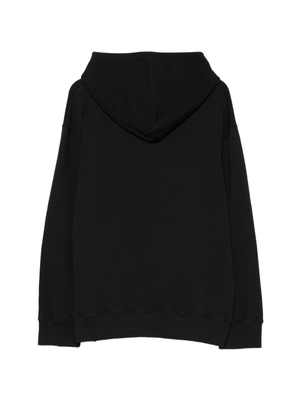 MM6 Maison Margiela hoodie zwart, achteraanzicht met capuchon