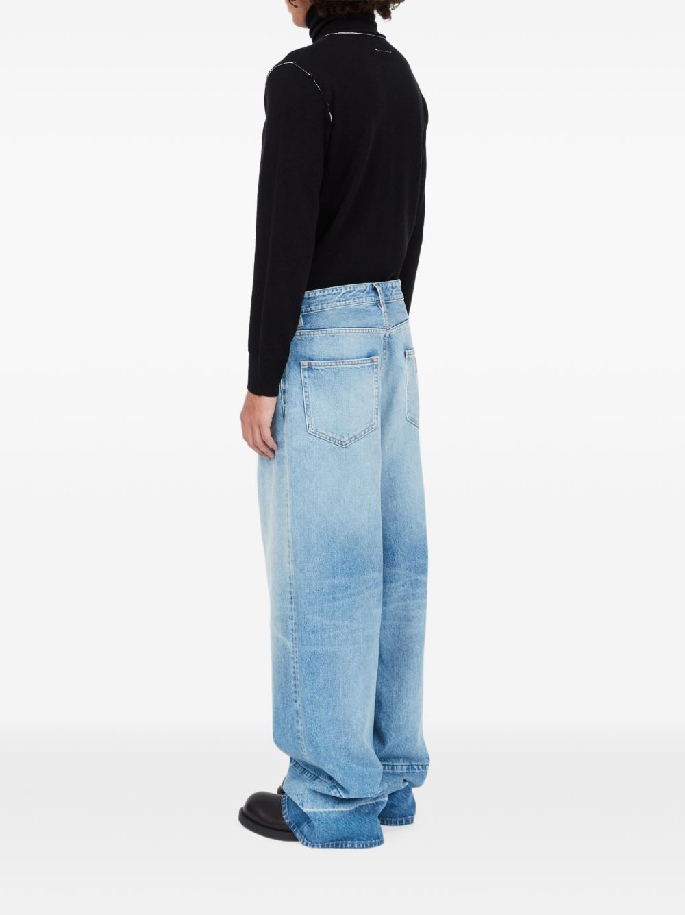 MM6 Maison Margiela Wide-Leg Jeans Lichtblauw-thumbmail-3