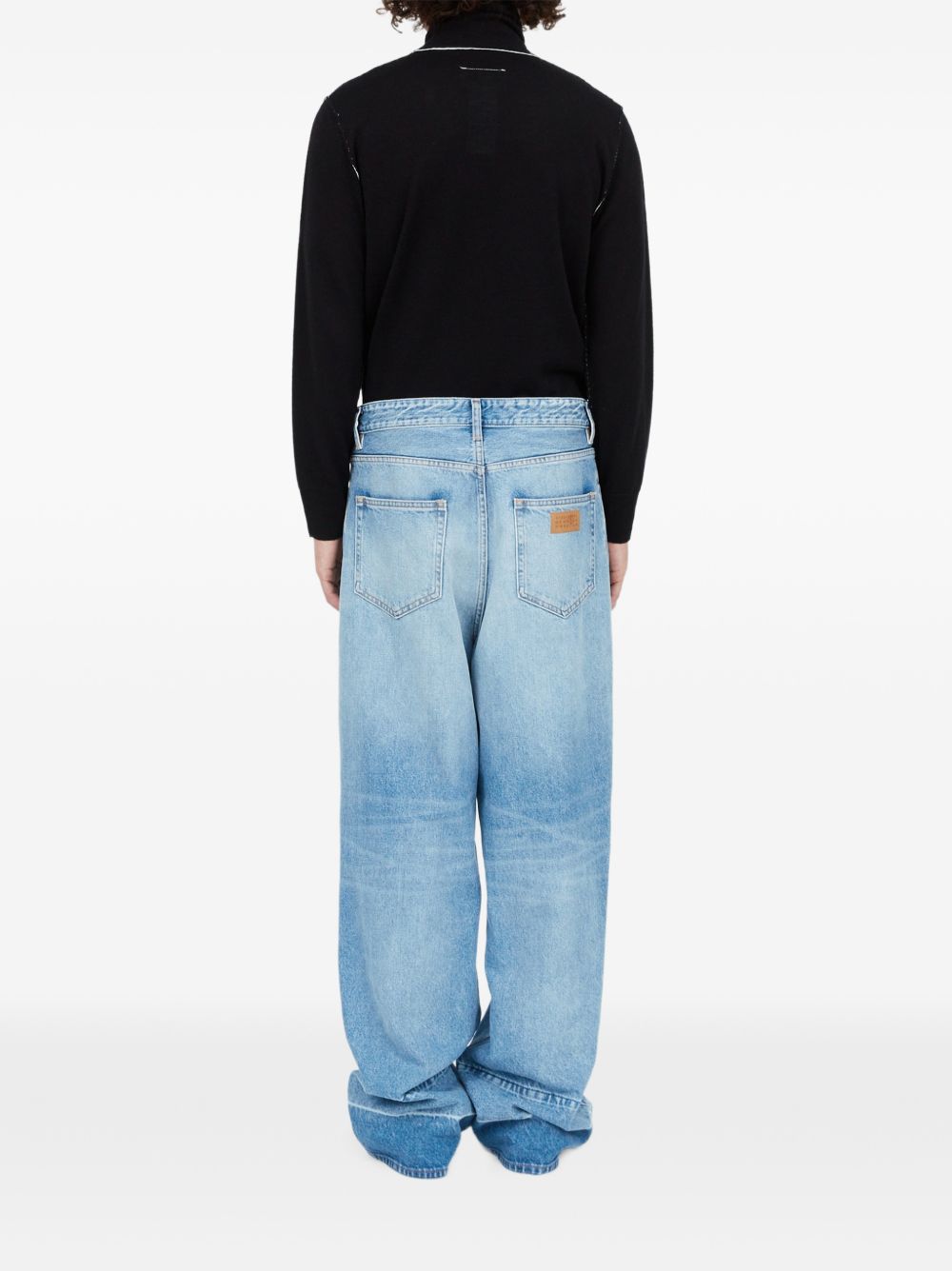 MM6 Maison Margiela Wide-Leg Jeans Lichtblauw-thumbmail-5