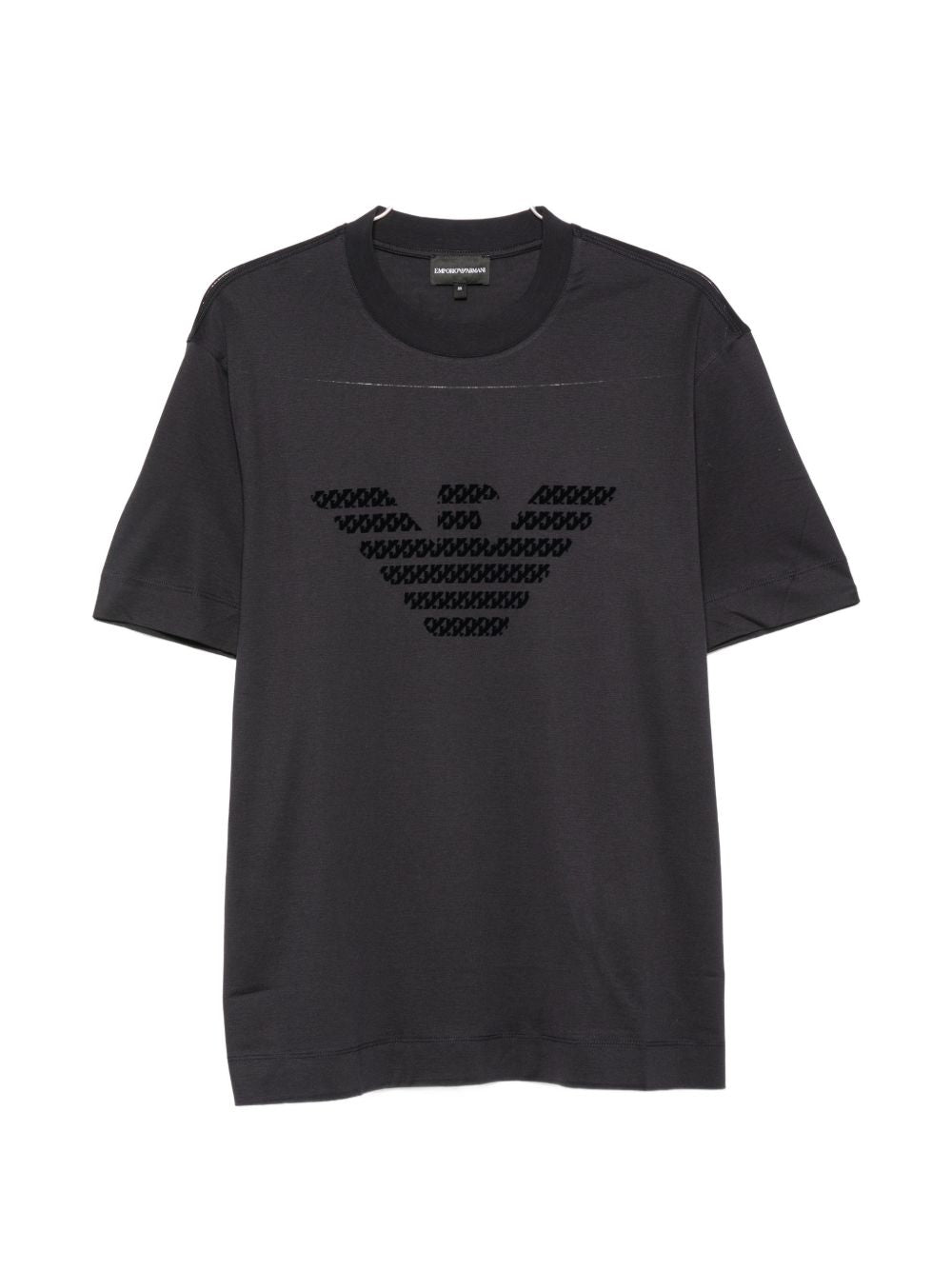 Emporio Armani navyblauw T-shirt met logoprint