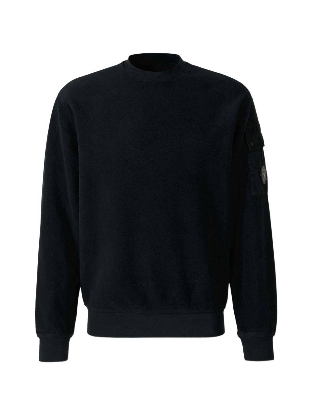 C.P. Company sweatshirt in zwart, vooraanzicht