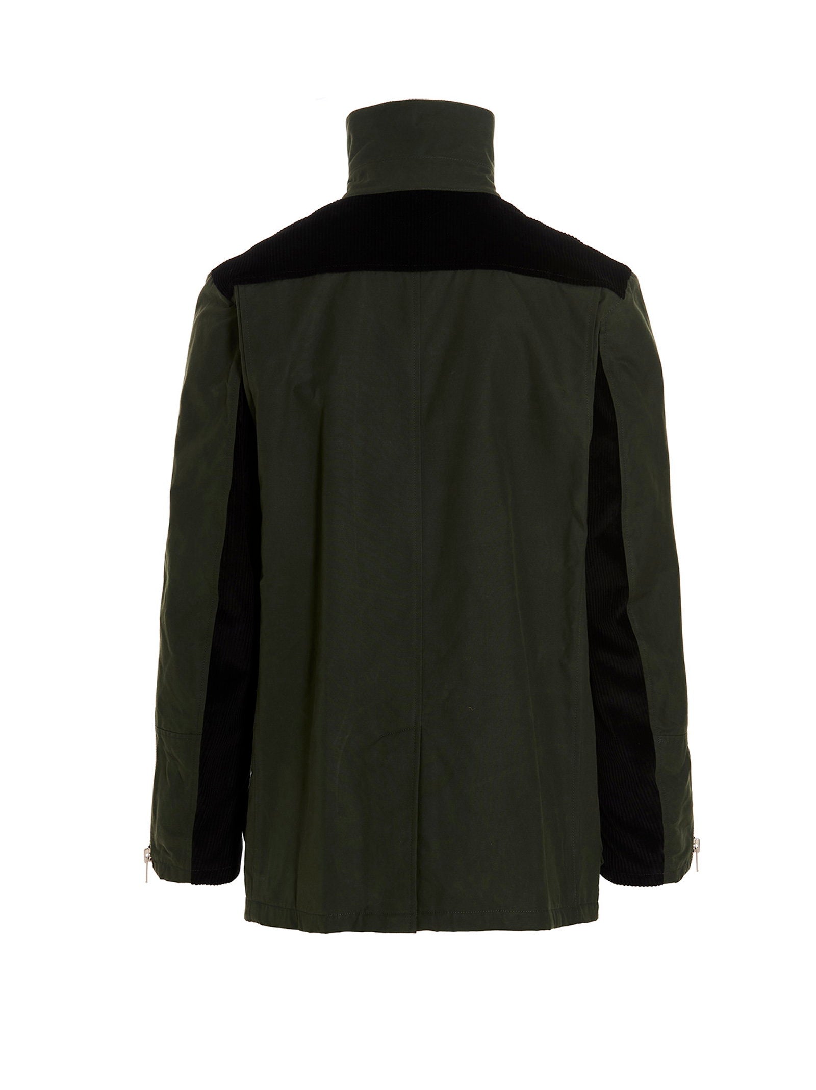 Department 5 Middle Barbour waxjas groen achterzijde