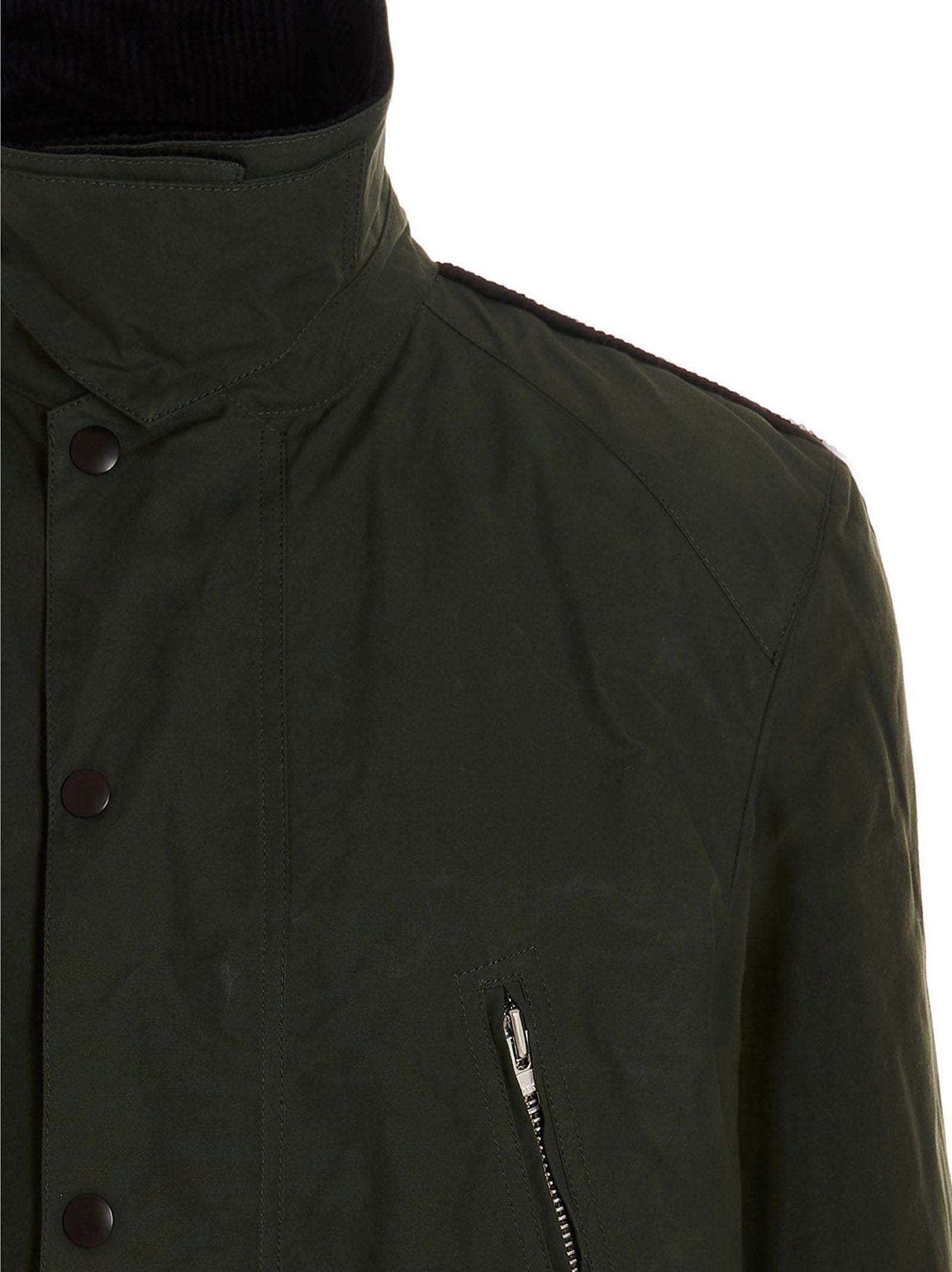 Department 5 Middle Barbour waxjas kraag en borstzak met rits