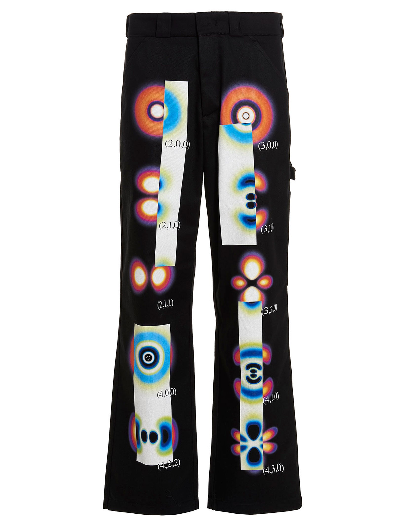 MSFTSrep Hydrogen Wave Printed Trousers Black