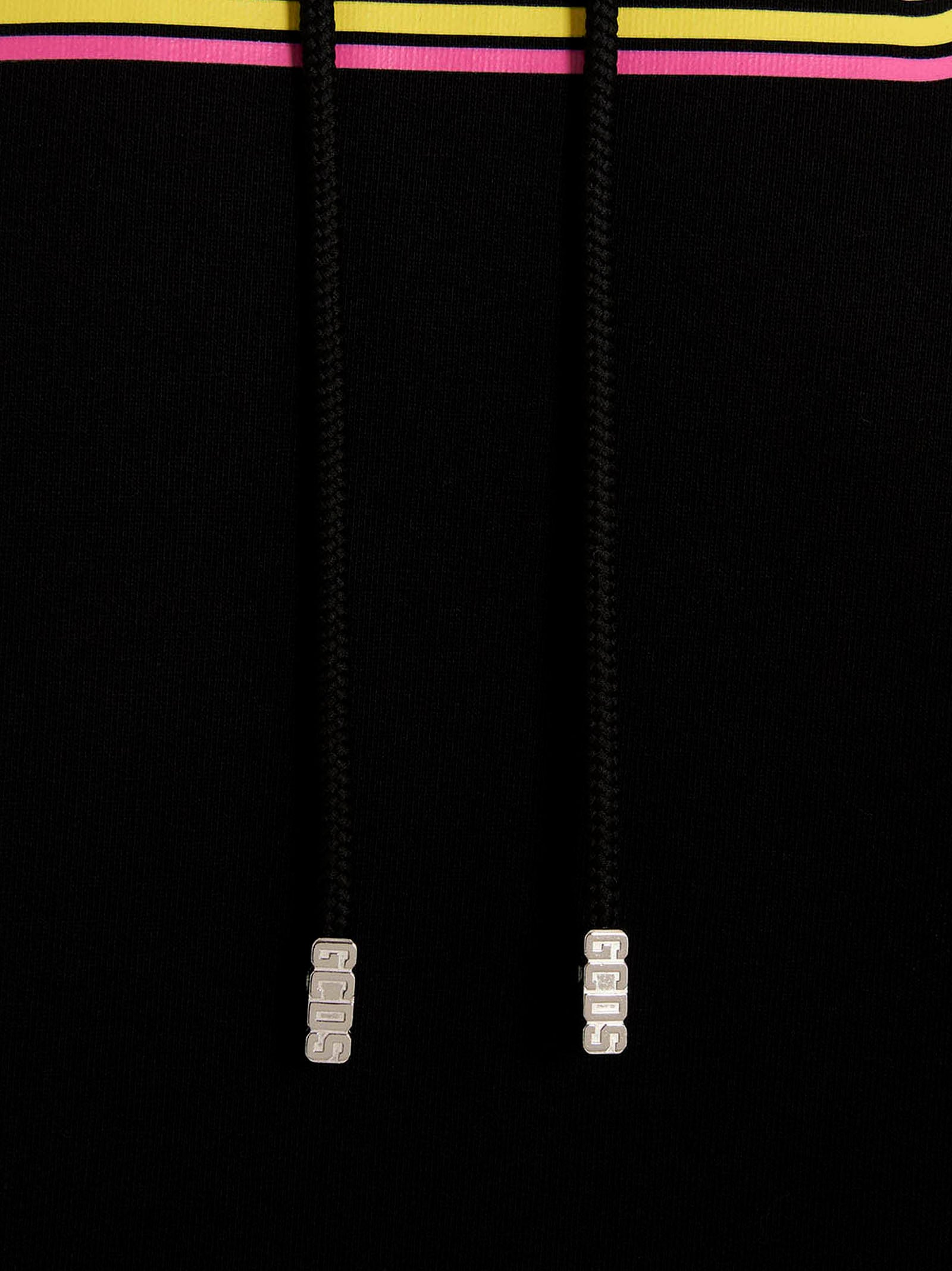 Gcds Waved Logo Hoodie-4