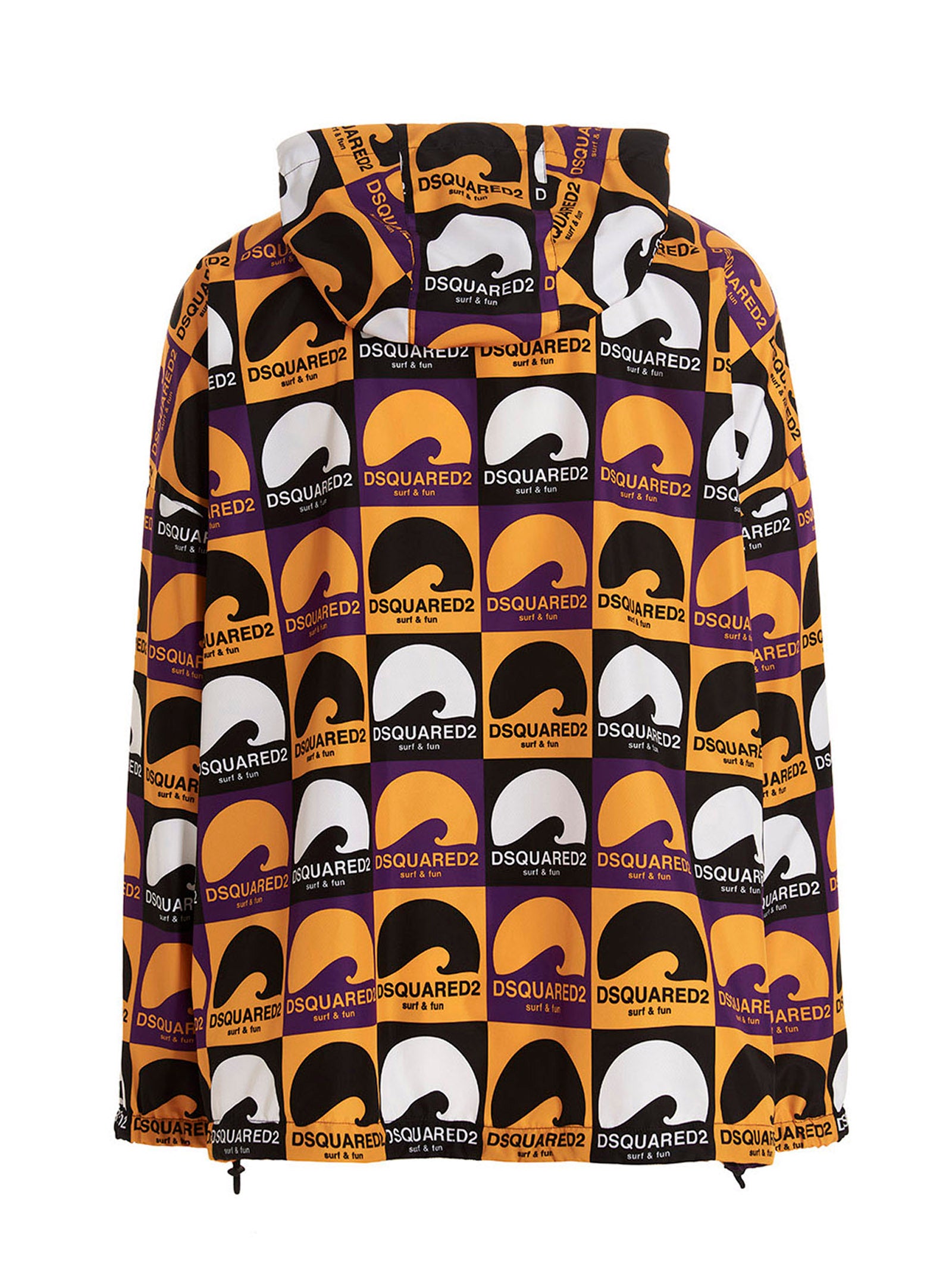 Dsquared2 Surf & Fun Print Hooded Jacket Multicolor