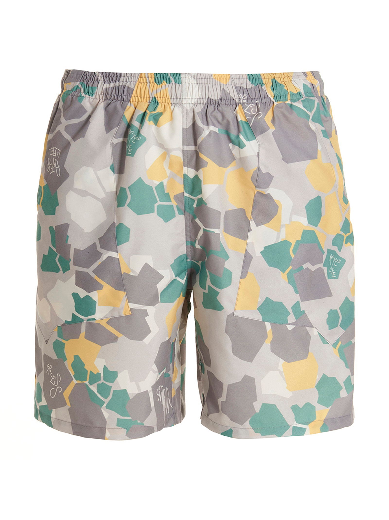 Objects IV Life printed zwemshort multicolor vooraanzicht