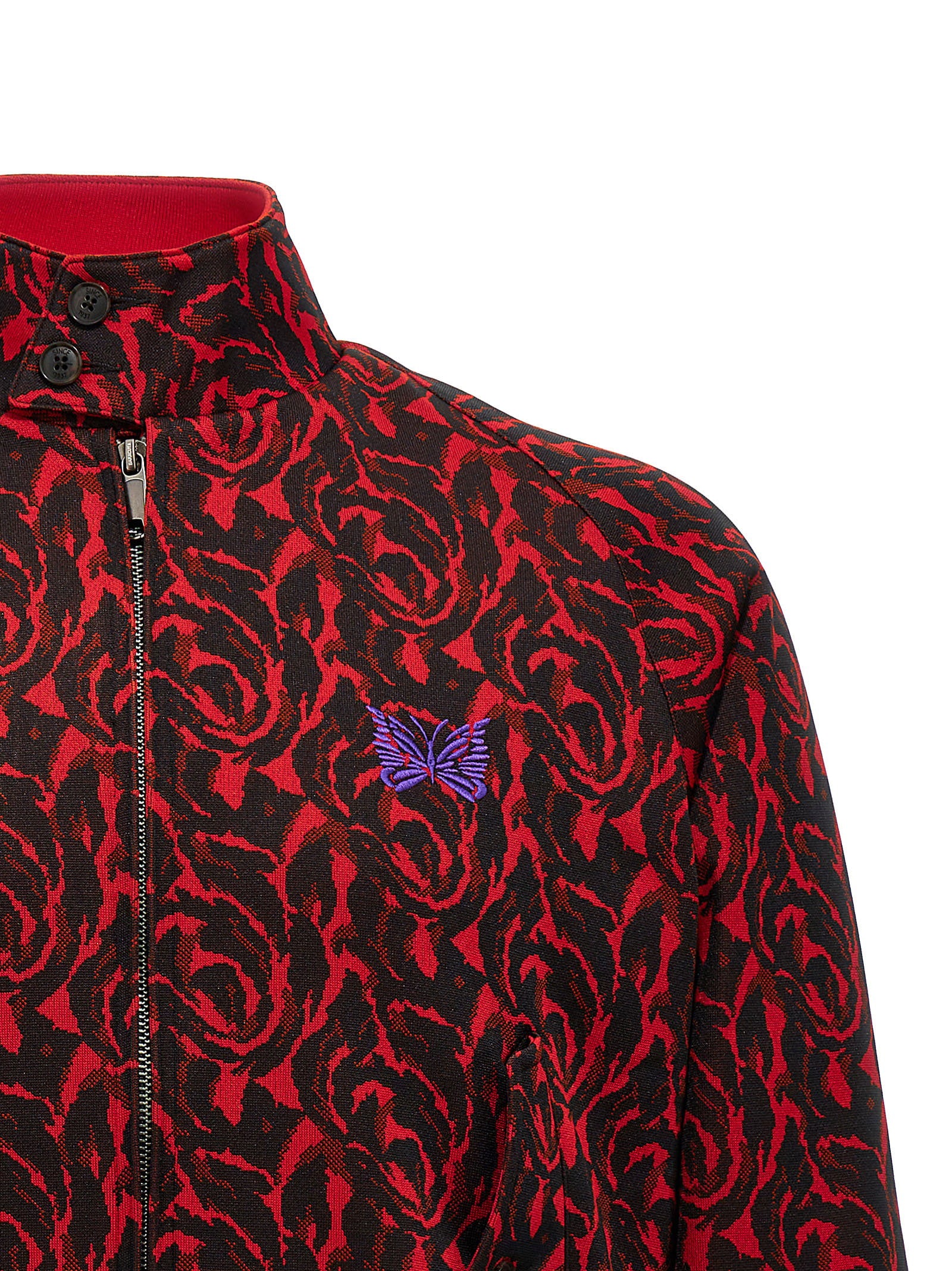 Baracuta x Needles Jacquard Bomber Jacket-thumbmail-3