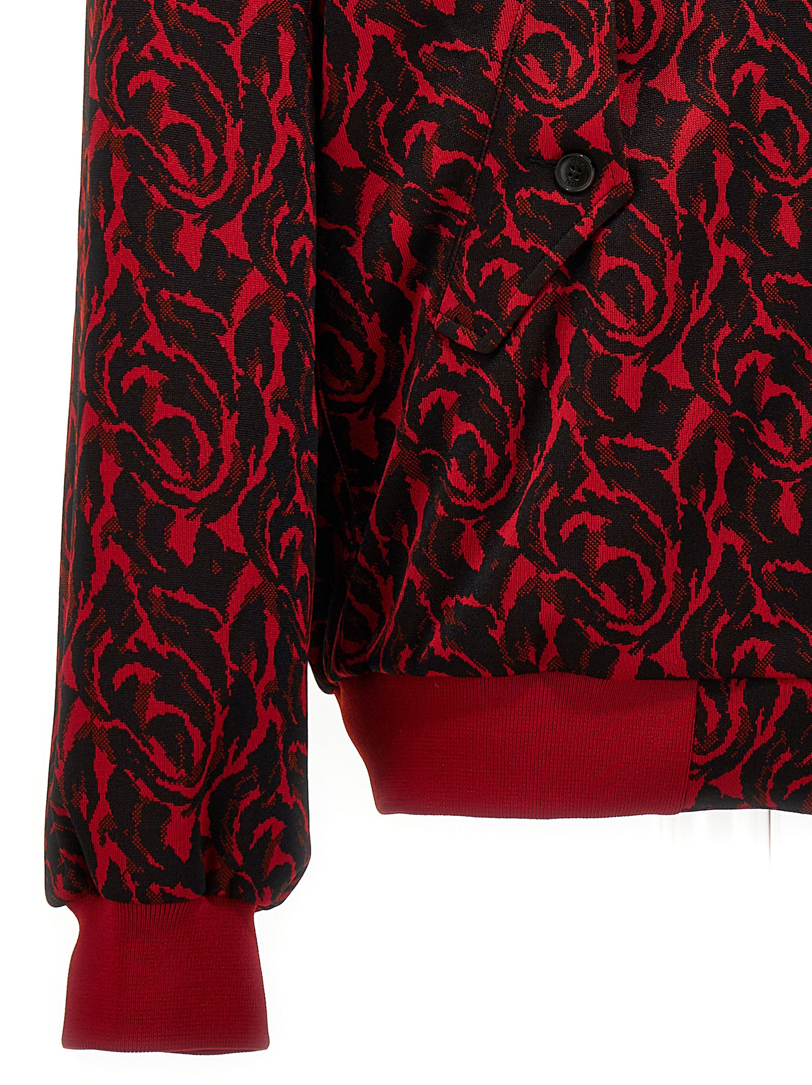 Baracuta Jacquard Needles Bomber Jacket-4