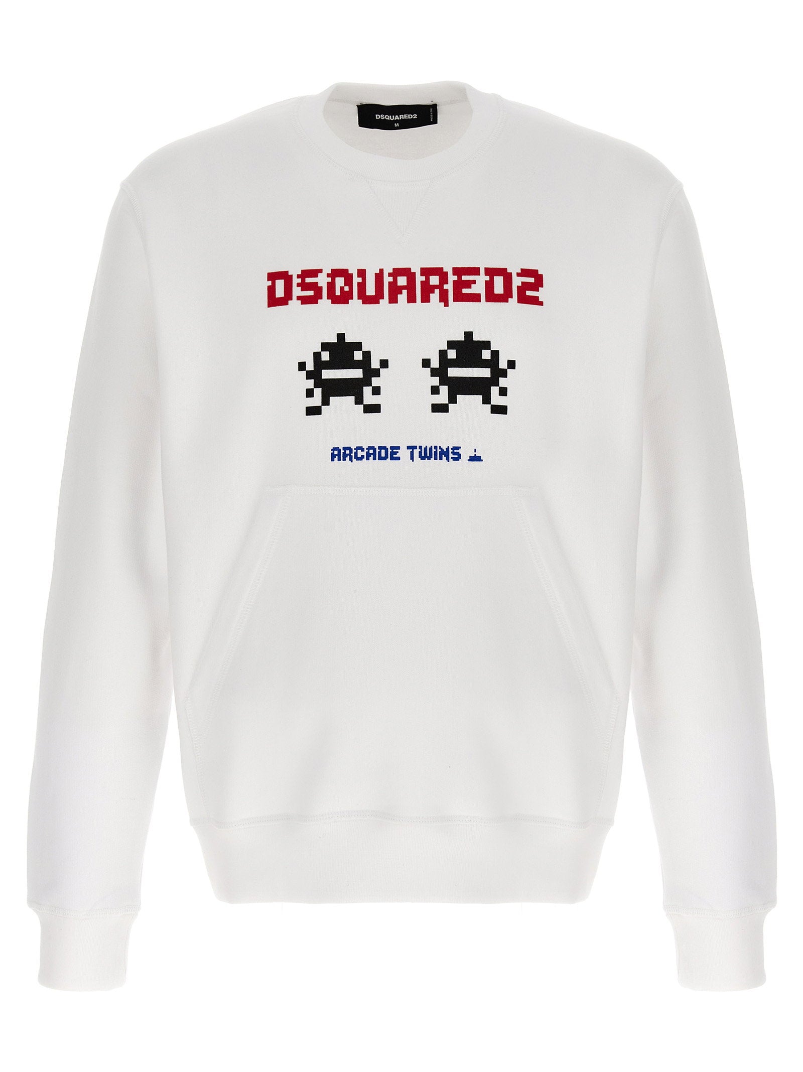 Dsquared2 Cool Fit Arcade Twins Sweater Wit Sweatshirts Dsquared2