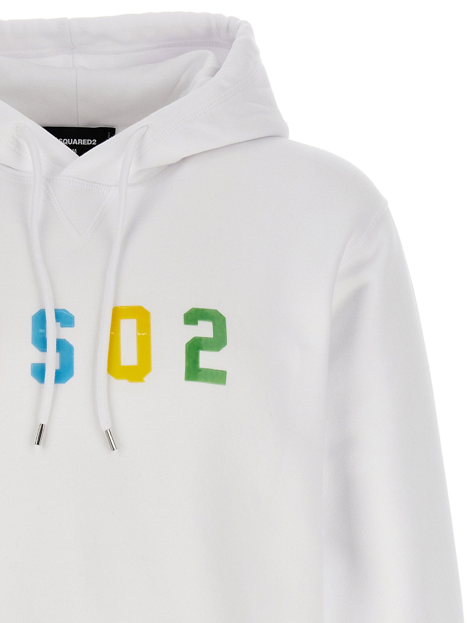 Dsquared2 Cool Fit Hoodie met Rubberen Logo-thumbmail-3