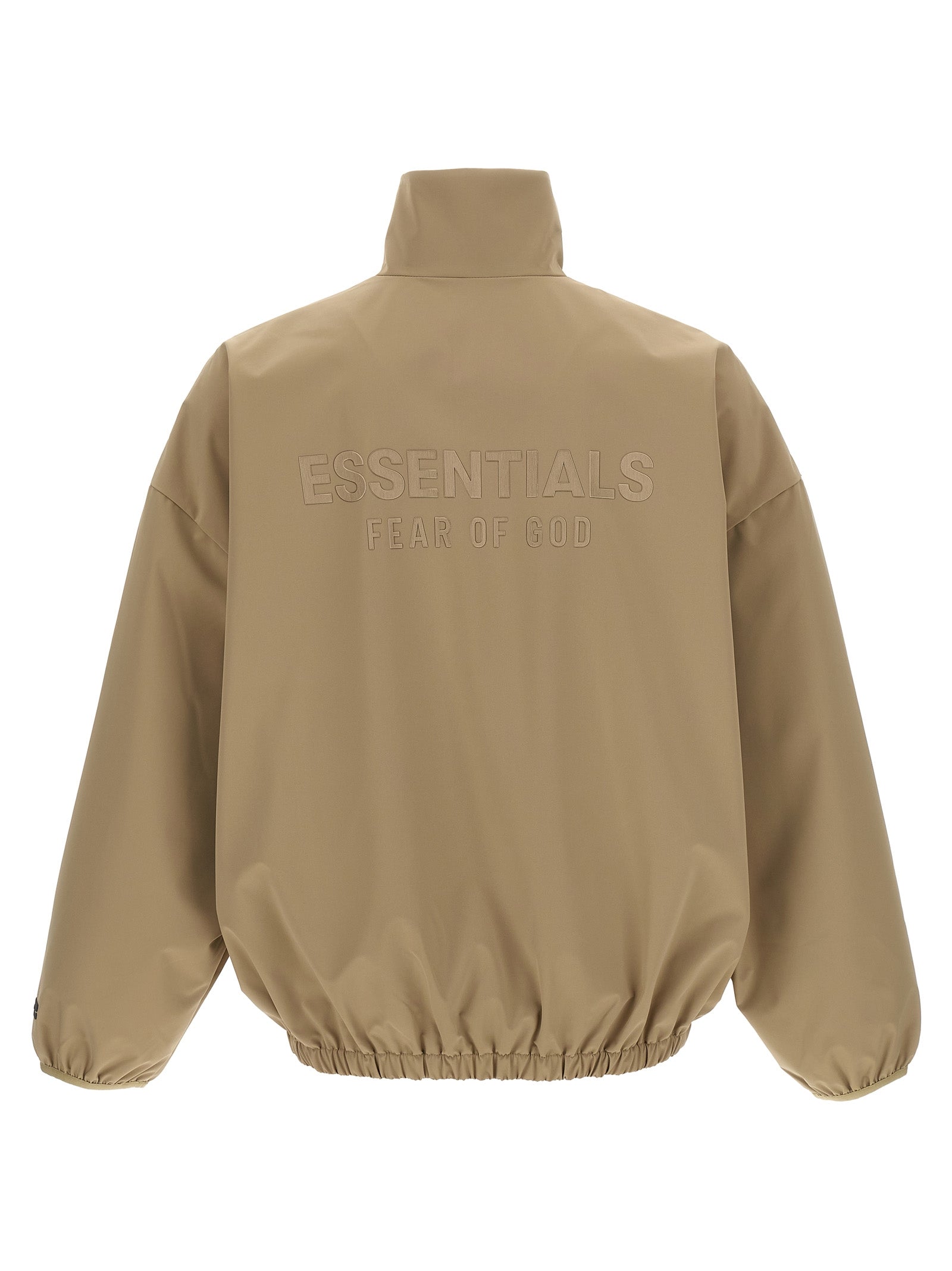Fear of God Essentials Sporty Nylon Half Zip Timber Topwear Fear Of God Essential