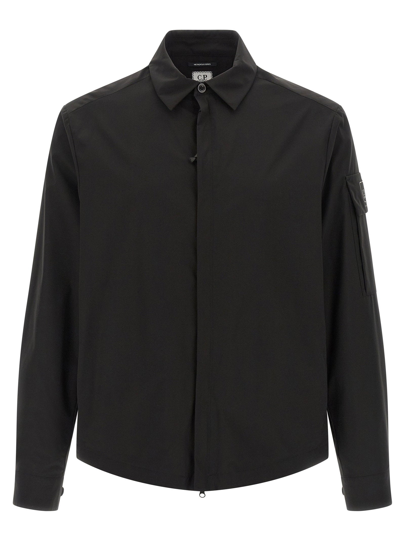 C.P. Company Metropolis Metro-Tek Overshirt Zwart Overshirts C.p. Company