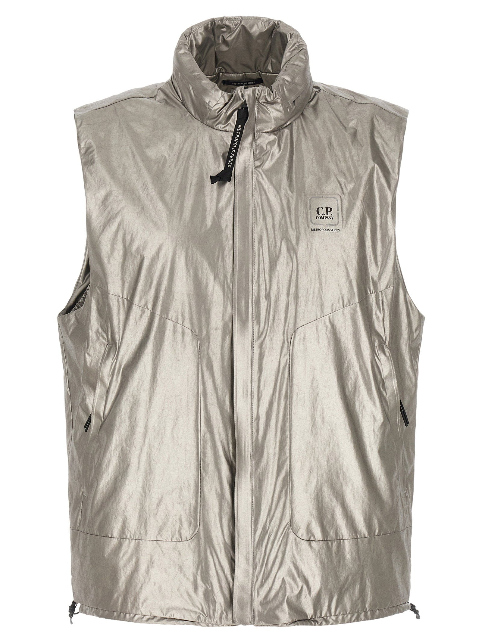 C.P. Company Metropolis Series Bodywarmer Nano Titanium Zilver
