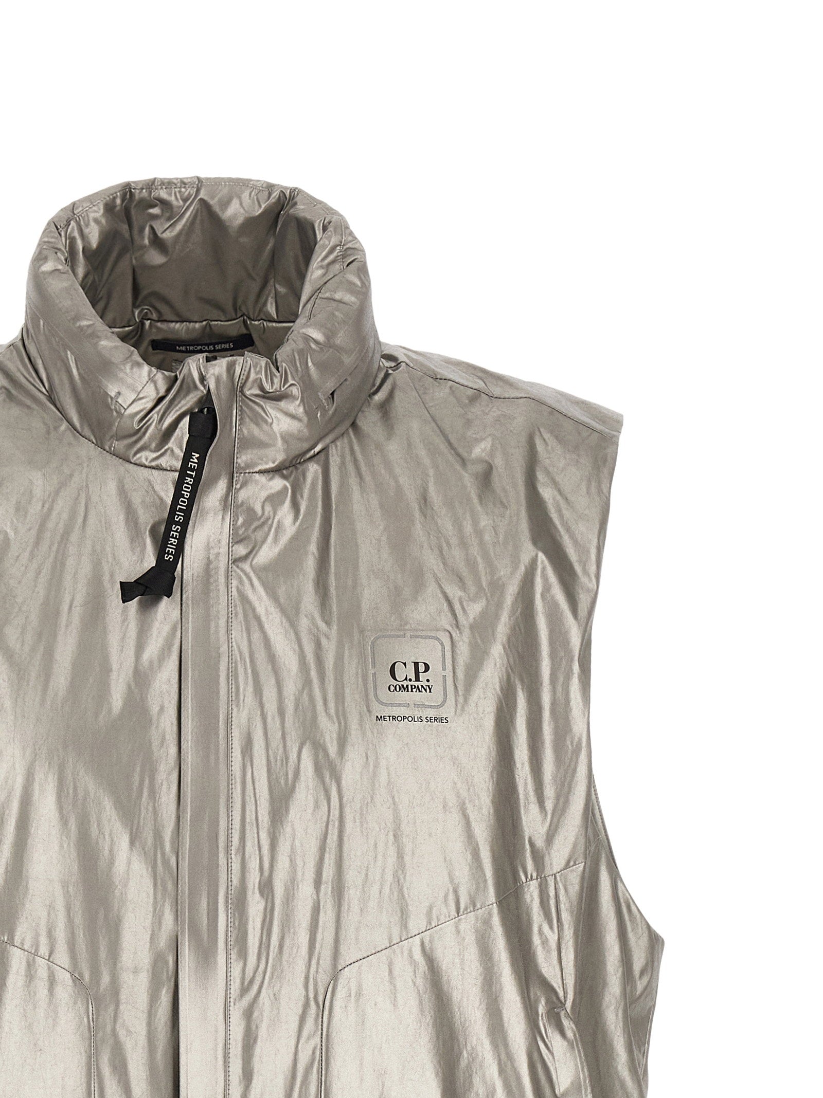 C.P. Company Metropolis gilet met afneembare capuchon
