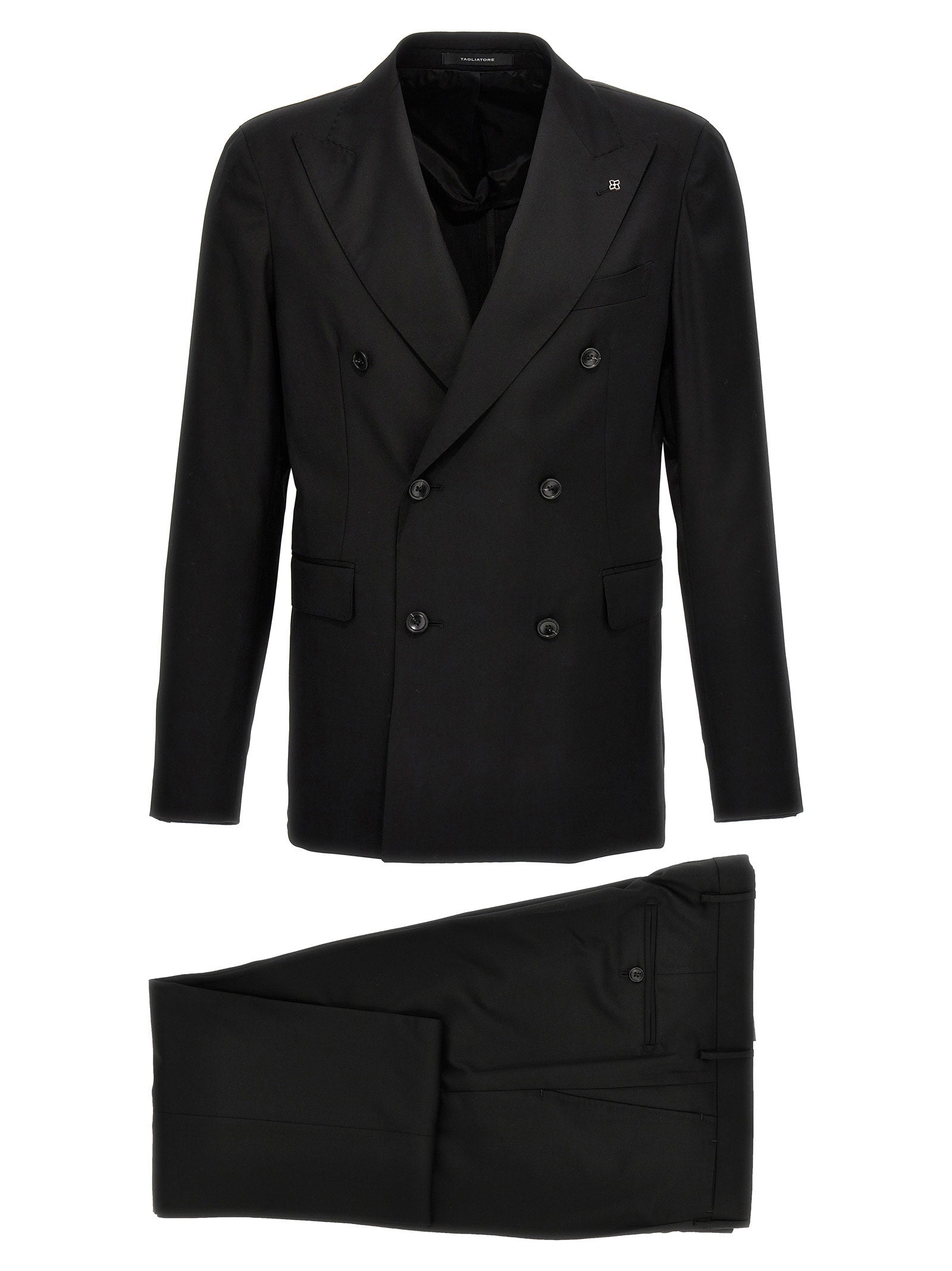 Tagliatore Vesuvio Kostuum Zwart Suits Tagliatore