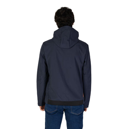 Suns Blue Polyester Jackets & Coat