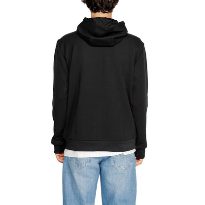 EA7 Emporio Armani Black Polyester Hoody