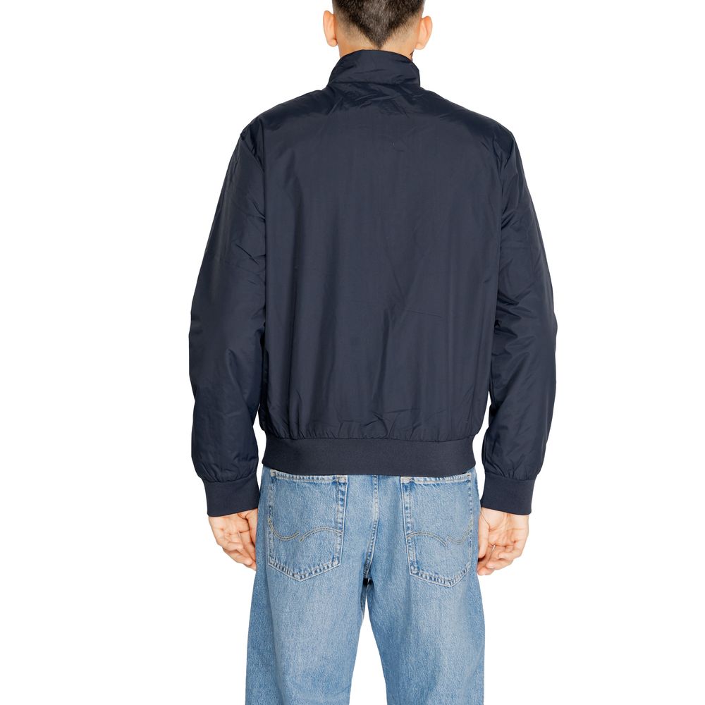 EA7 Emporio Armani Blue Polyamide Jackets & Coat