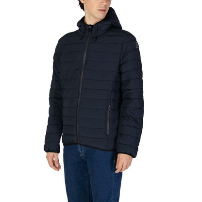 Suns Blue Polyester Jackets & Coat