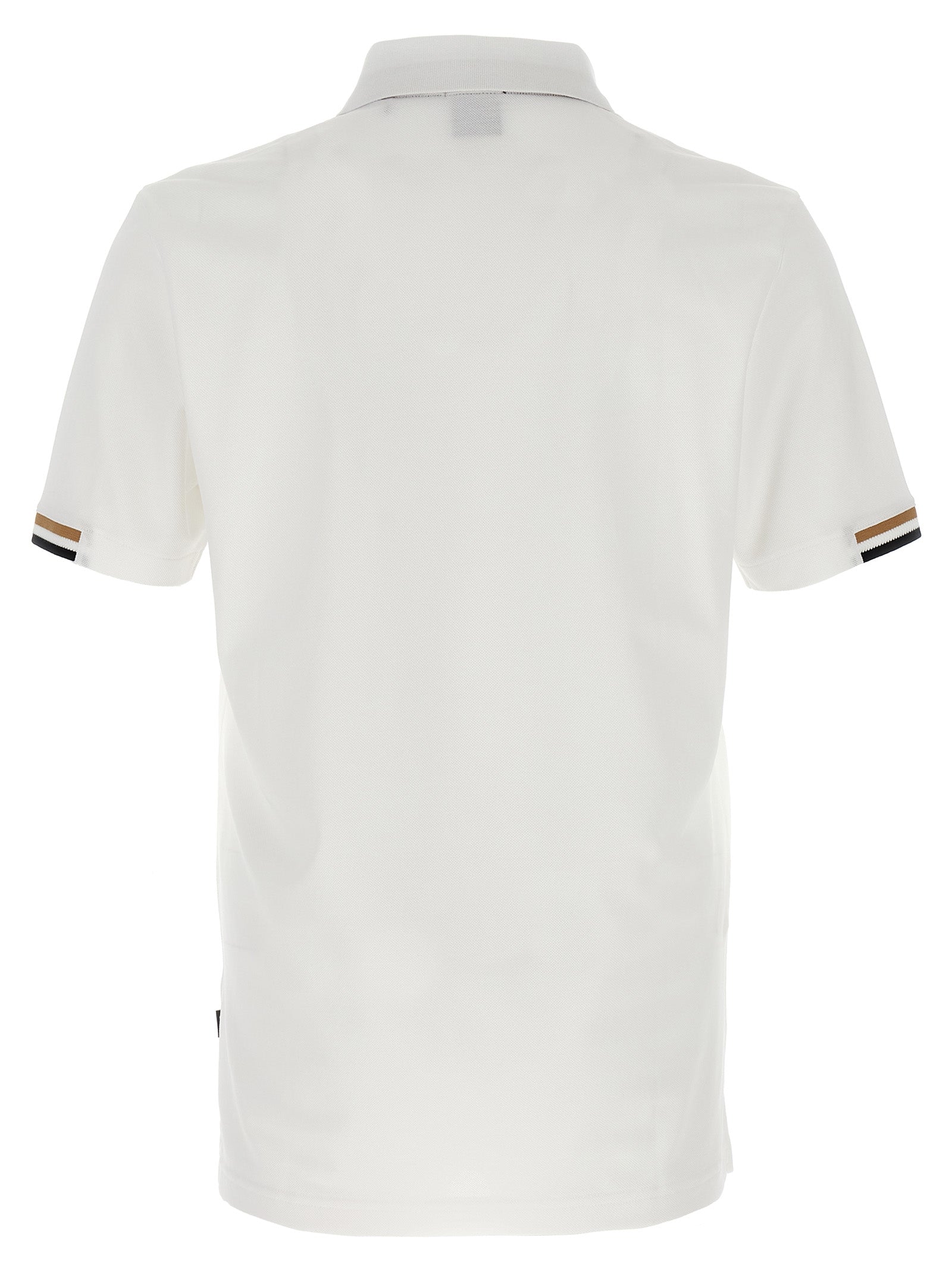 Hugo Boss Parlay 147 Piqué Polo Shirt Organic Cotton White