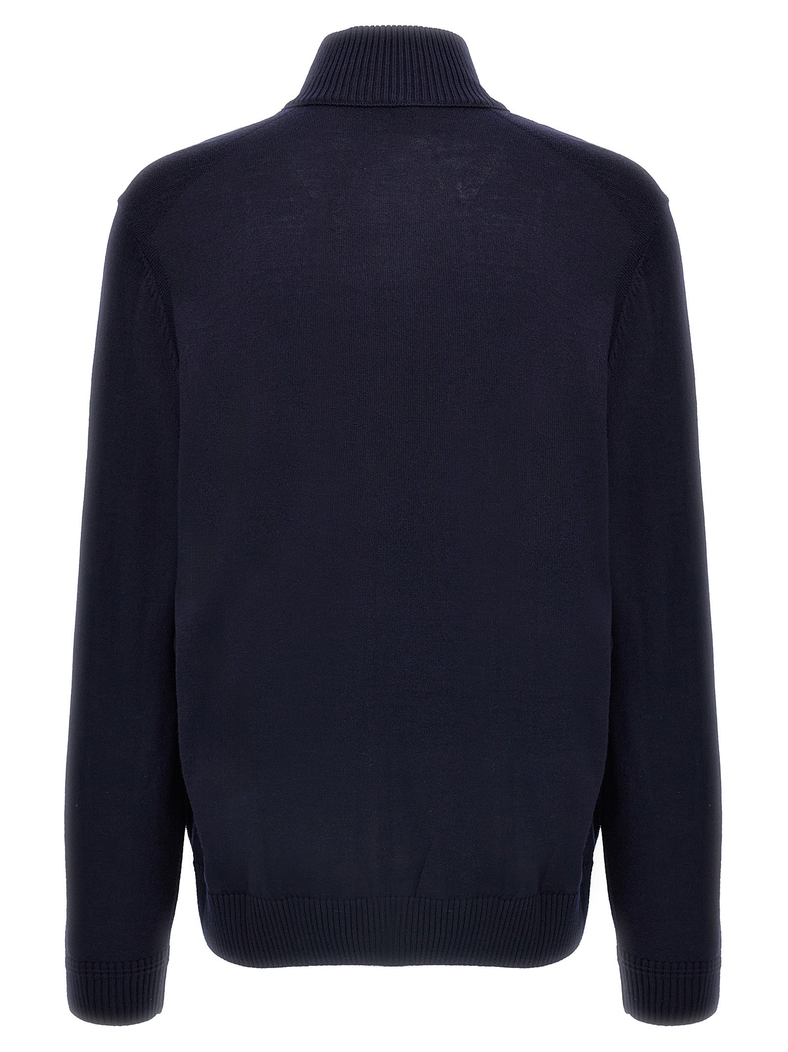 Hugo Boss Balonso-L Merino Wool Zip Cardigan
