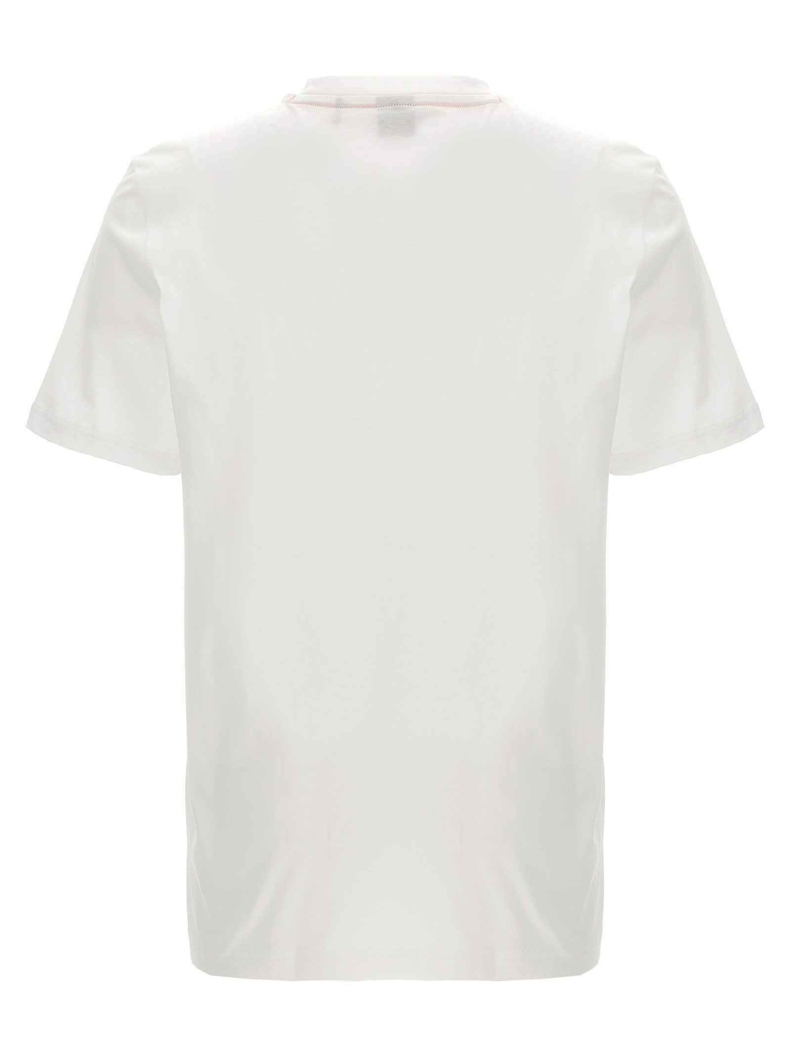 Hugo Boss Thinking 1 T-shirt in wit, detail logoprint